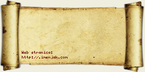 Aćim Štrbanović vizit kartica